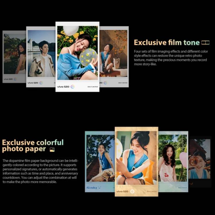 vivo S20, 12GB+512GB, Face ID / Screen Fingerprint Identification, 6.67 inch Android 15 Snapdragon 7 Gen 3 Octa Core, OTG, NFC, Network: 5G (Gold) - free shipping - PMc TechLife - Order now!