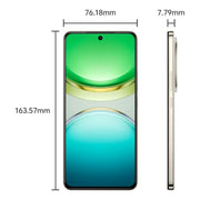 vivo Y300, 12GB+256GB, Face ID / Screen Fingerprint Identification, 6.77 inch Android 15 OriginOS 5 Dimensity 6300 Octa Core, OTG, Network: 5G (White)
