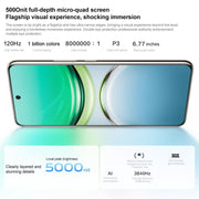 vivo Y300 Pro, 12GB+256GB, Face ID / Screen Fingerprint Identification, 6.77 inch Android 14 OriginOS 4 Snapdragon 6 Gen 1 Octa Core, OTG, Network: 5G (Cyan)