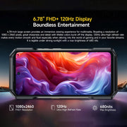 Ulefone Armor 27 Pro Rugged Phone, 12GB+256GB, Night Vision, 10600mAh, 6.78 inch Android 14 MediaTek Dimensity 6300 Octa Core, Network: 5G, NFC (Black)