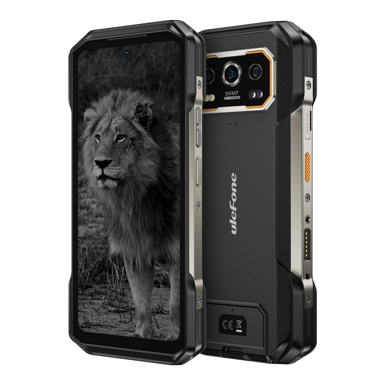 Ulefone Armor 27 Pro Rugged Phone, 12GB+256GB, Night Vision, 10600mAh, 6.78 inch Android 14 MediaTek Dimensity 6300 Octa Core, Network: 5G, NFC (Black)