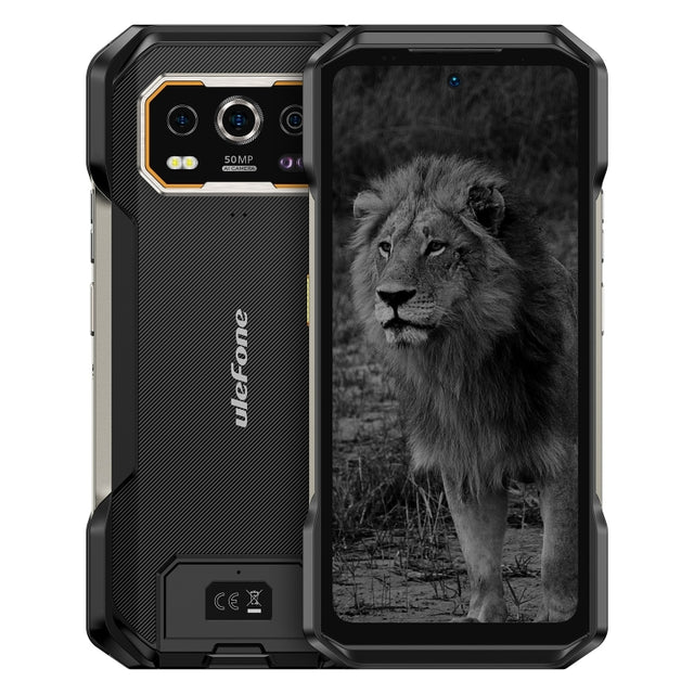 Ulefone Armor 27 Pro Rugged Phone, 12GB+256GB, Night Vision, 10600mAh, 6.78 inch Android 14 MediaTek Dimensity 6300 Octa Core, Network: 5G, NFC (Black)
