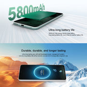 Honor X60, 12GB+512GB, Side Fingerprint, 6.8 inch MagicOS 8.0 Dimensity 7025-Ultra Octa Core, Network: 5G, OTG, Support Google Play (Green)
