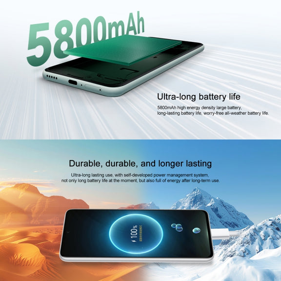 Honor X60, 12GB+512GB, Side Fingerprint, 6.8 inch MagicOS 8.0 Dimensity 7025-Ultra Octa Core, Network: 5G, OTG, Support Google Play (Green)