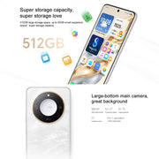 Honor X60, 12GB+512GB, Side Fingerprint, 6.8 inch MagicOS 8.0 Dimensity 7025-Ultra Octa Core, Network: 5G, OTG, Support Google Play (Green)