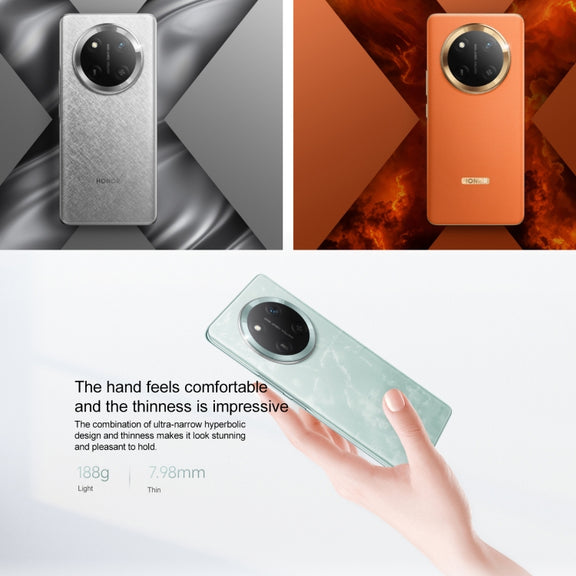 Honor X60 Pro, 12GB+512GB, Screen Fingerprint, 6.78 inch MagicOS 8.0 Snapdragon 6 Gen1 Octa Core, Network: 5G, OTG, Support Google Play (Grey)