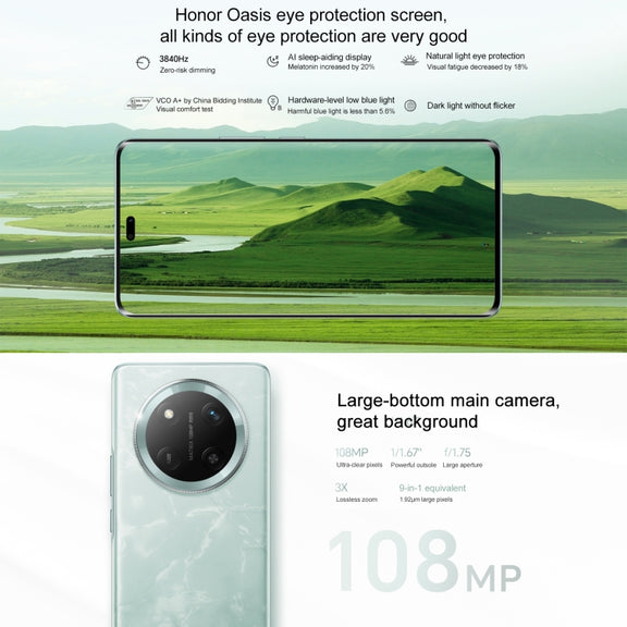 Honor X60 Pro, 12GB+512GB, Screen Fingerprint, 6.78 inch MagicOS 8.0 Snapdragon 6 Gen1 Octa Core, Network: 5G, OTG, Support Google Play (Grey)