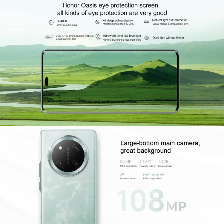 Honor X60 Pro, 12GB+512GB, Screen Fingerprint, 6.78 inch MagicOS 8.0 Snapdragon 6 Gen1 Octa Core, Network: 5G, OTG, Support Google Play (Grey)