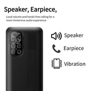 S5630, 2.8 inch, 3000mAh, 21 Key, Support Bluetooth, Flashlight, GSM, Quad SIM (Black)