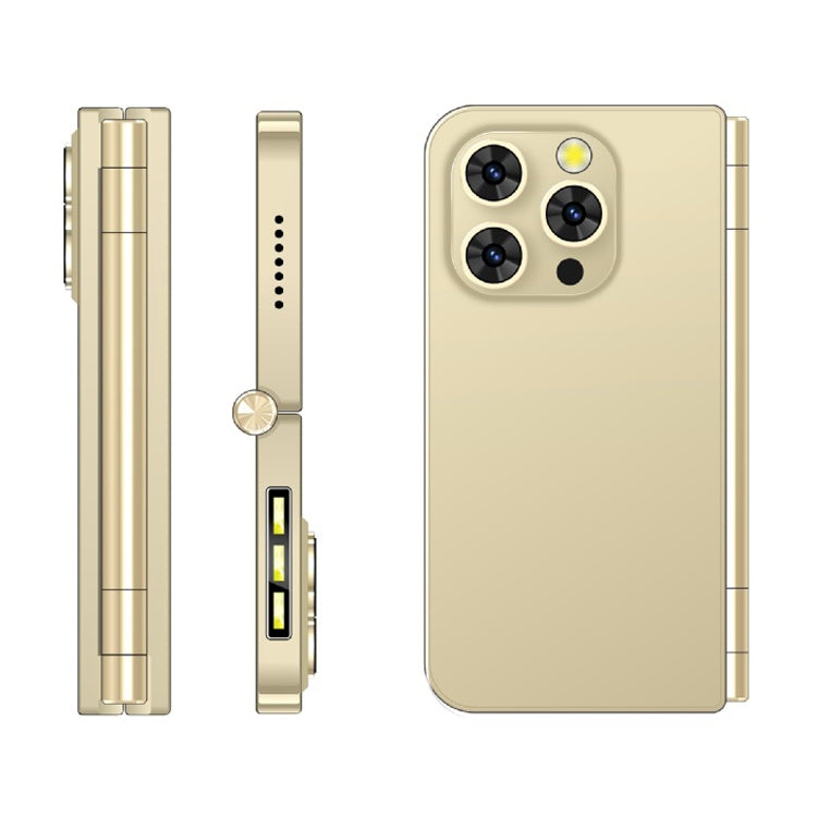 SOYES V-899, 32MB+64MB, 2.4 inch + 2.8 inch Display MTK6261D CPU, BT 3.0, Network: 2G, Dual SIM (Gold)