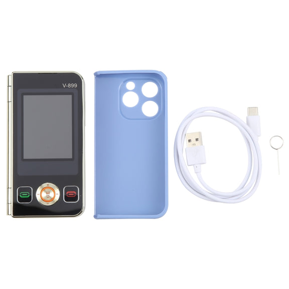 SOYES V-899, 32MB+64MB, 2.4 inch + 2.8 inch Display MTK6261D CPU, BT 3.0, Network: 2G, Dual SIM (Gold)