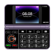 SOYES V-899, 32MB+64MB, 2.4 inch + 2.8 inch Display MTK6261D CPU, BT 3.0, Network: 2G, Dual SIM (Purple)