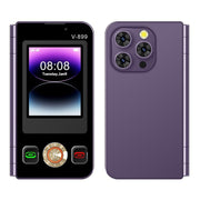 SOYES V-899, 32MB+64MB, 2.4 inch + 2.8 inch Display MTK6261D CPU, BT 3.0, Network: 2G, Dual SIM (Purple)