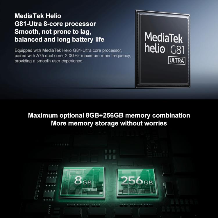 Xiaomi Redmi 14C, 4GB+128GB, 6.88 inch Xiaomi HyperOS MediaTek Helio G81-Ultra Octa Core, Network: 4G, Not Support Google Play (Silver) - free shipping - PMc TechLife - Order now!