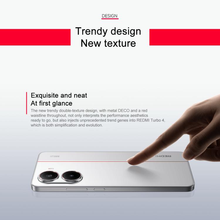 Xiaomi REDMI Turbo 4, 12GB+512GB, 6.67 inch Xiaomi HyperOS 2 Dimensity 8400-Ultra Octa Core 3.0GHz, NFC, Network: 5G (Blue) - free shipping - PMc TechLife - Order now!