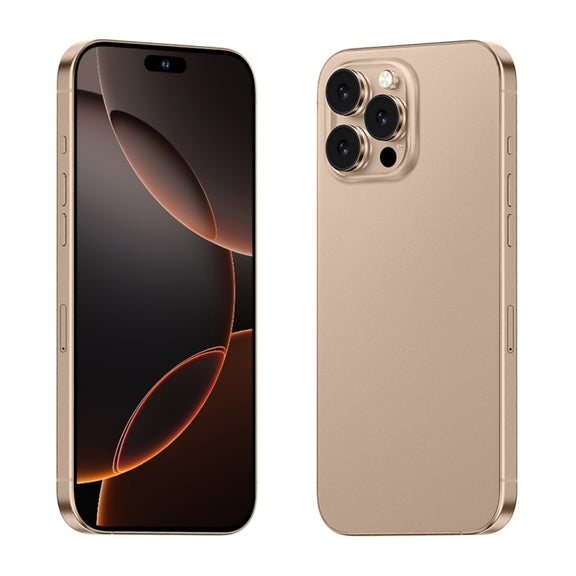 i16 Pro Max / A08, 3GB+32GB, 6.73 inch Screen, Face Identification, Android 8.1 MTK6753 Octa Core, Network: 3G, Dual SIM, AU Plug (Gold)