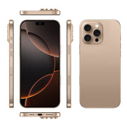 i16 Pro Max / A08, 3GB+32GB, 6.73 inch Screen, Face Identification, Android 8.1 MTK6753 Octa Core, Network: 3G, Dual SIM, AU Plug (Gold)