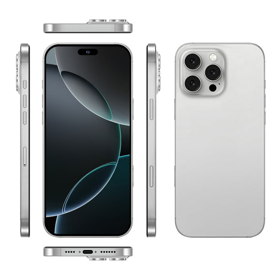 i16 Pro Max / A08, 3GB+32GB, 6.73 inch Screen, Face Identification, Android 8.1 MTK6753 Octa Core, Network: 3G, Dual SIM, AU Plug (White)