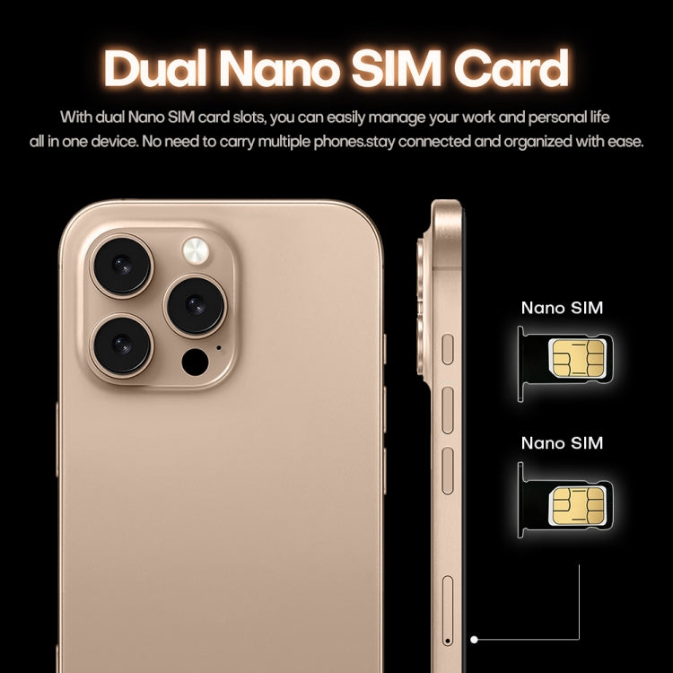 i16 Pro Max / A08, 3GB+32GB, 6.73 inch Screen, Face Identification, Android 8.1 MTK6753 Octa Core, Network: 3G, Dual SIM, UK Plug (Black)