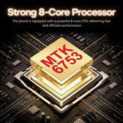 i16 Pro Max / A08, 3GB+32GB, 6.73 inch Screen, Face Identification, Android 8.1 MTK6753 Octa Core, Network: 3G, Dual SIM, UK Plug (White)