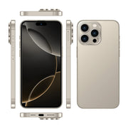 i16 Pro Max / Q5, 2GB+16GB, 6.5 inch Screen, Face Identification, Android 8.1 MTK6580P Quad Core, Network: 3G, Dual SIM, EU Plug (Gold)
