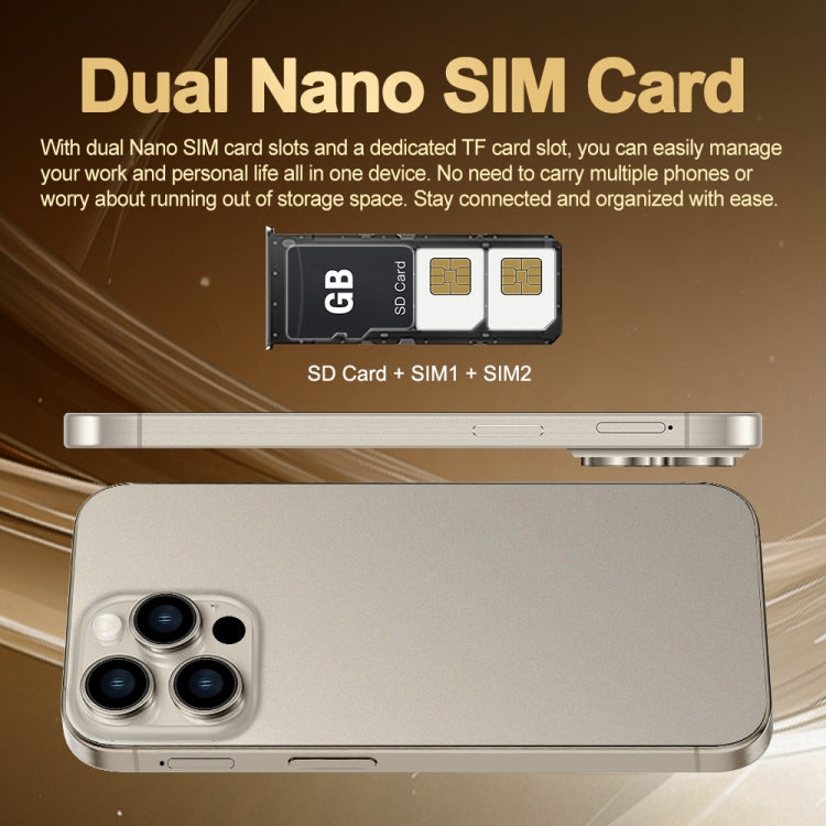 i16 Pro Max / Q5, 2GB+16GB, 6.5 inch Screen, Face Identification, Android 8.1 MTK6580P Quad Core, Network: 3G, Dual SIM, EU Plug (Blue) - free shipping - PMC Jewellery - Order now!