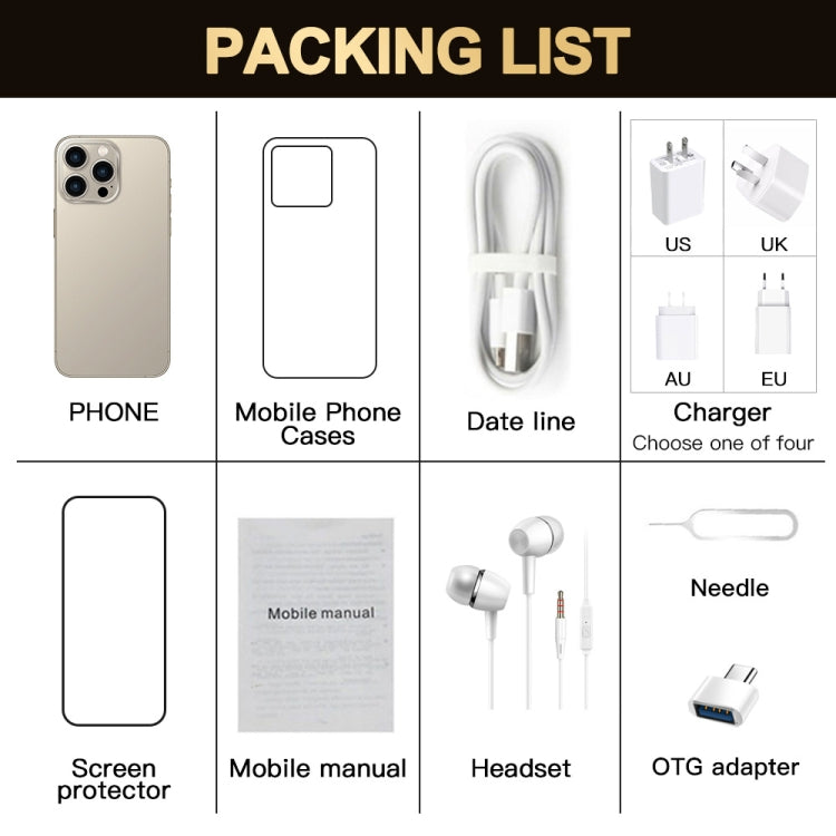 i16 Pro Max / Q5, 2GB+16GB, 6.5 inch Screen, Face Identification, Android 8.1 MTK6580P Quad Core, Network: 3G, Dual SIM, EU Plug (Blue) - free shipping - PMC Jewellery - Order now!