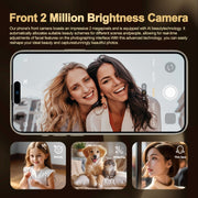 i16 Pro Max / Q5, 2GB+16GB, 6.5 inch Screen, Face Identification, Android 8.1 MTK6580P Quad Core, Network: 3G, Dual SIM, EU Plug (Blue)