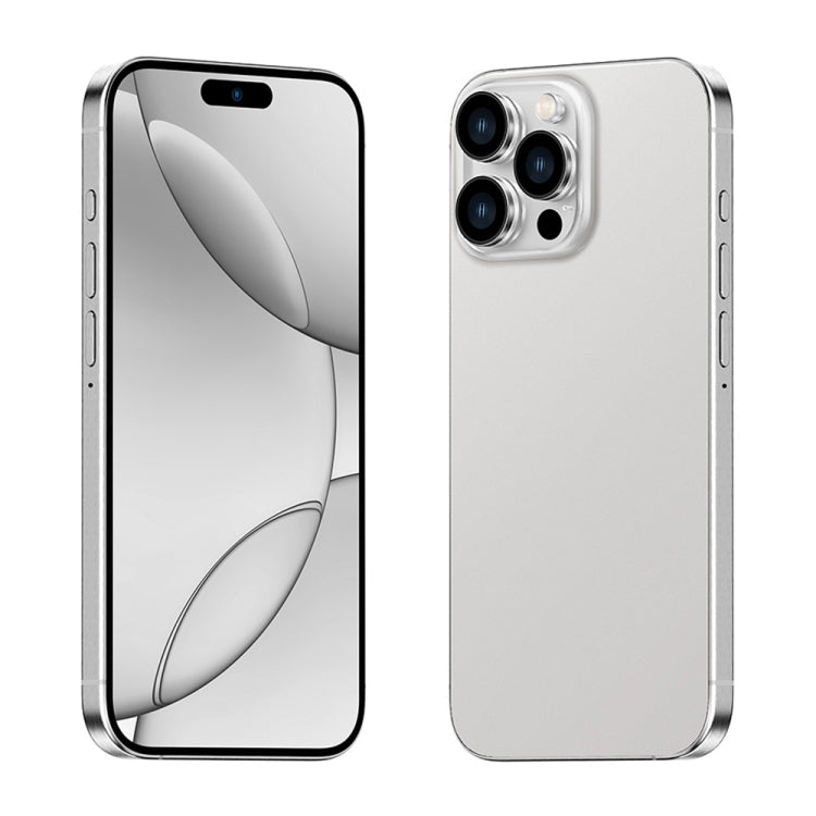 i16 Pro Max / Q5A, 6GB+128GB, 6.5 inch Screen, Face Identification, Android 10 MTK6762 Octa Core, OTG, NFC, Network: 4G, Dual SIM, AU Plug (White)