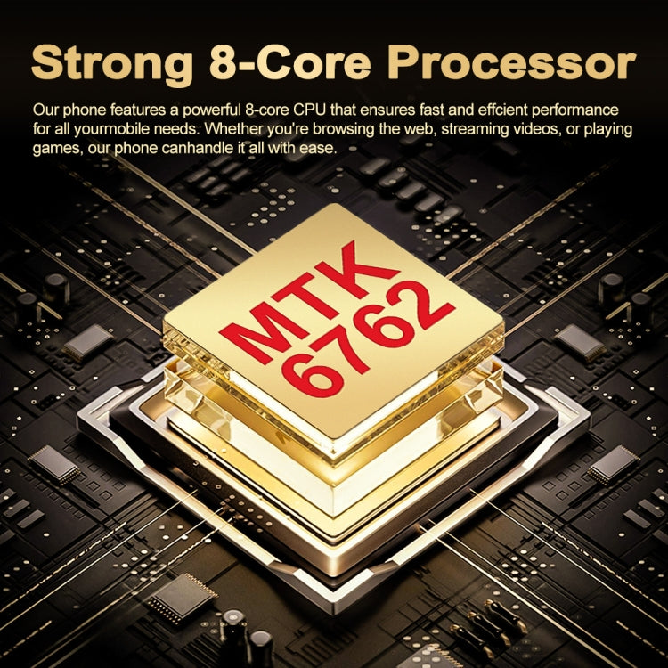 i16 Pro Max / Q5A, 6GB+128GB, 6.5 inch Screen, Face Identification, Android 10 MTK6762 Octa Core, OTG, NFC, Network: 4G, Dual SIM, AU Plug (White)
