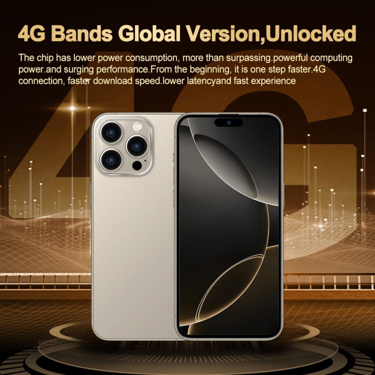 i16 Pro Max / Q5A, 6GB+128GB, 6.5 inch Screen, Face Identification, Android 10 MTK6762 Octa Core, OTG, NFC, Network: 4G, Dual SIM, US Plug (White)