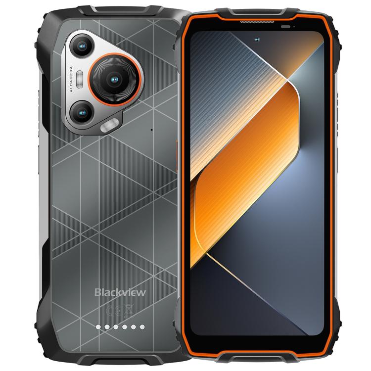 Blackview BL7000 Rugged Phone, 8GB+256GB, 6.78 inch Android 15 MediaTek Dimensity 6300 Octa Core, Network: 5G, NFC, OTG (Orange) - free shipping - PMC Jewellery - Order now!