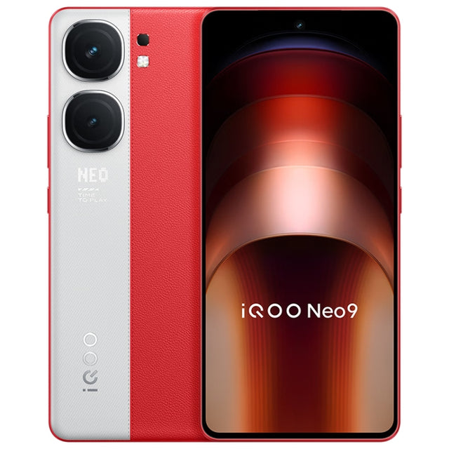 vivo iQOO Neo9, Dual Back Cameras, 16GB+256GB, Face ID / Fingerprint Identification, 6.78 inch Android 14 OriginOS 4 Snapdragon 8 Gen 2 Octa Core, OTG, NFC, Network: 5G, Support Google Play (Red)