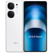 vivo iQOO Neo9, Dual Back Cameras, 16GB+512GB, Face ID / Fingerprint Identification, 6.78 inch Android 14 OriginOS 4 Snapdragon 8 Gen 2 Octa Core, OTG, NFC, Network: 5G, Support Google Play (White)