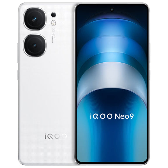 vivo iQOO Neo9, Dual Back Cameras, 16GB+512GB, Face ID / Fingerprint Identification, 6.78 inch Android 14 OriginOS 4 Snapdragon 8 Gen 2 Octa Core, OTG, NFC, Network: 5G, Support Google Play (White)