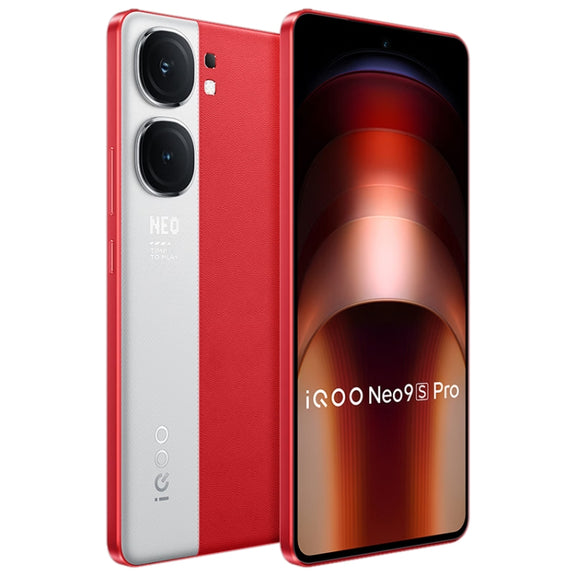 vivo iQOO Neo9S Pro, Dual Back Cameras, 12GB+256GB, Face ID / Fingerprint Identification, 6.78 inch Android 14 OriginOS 4 Dimensity 9300+ Octa Core, OTG, NFC, Network: 5G, Support Google Play (Red)