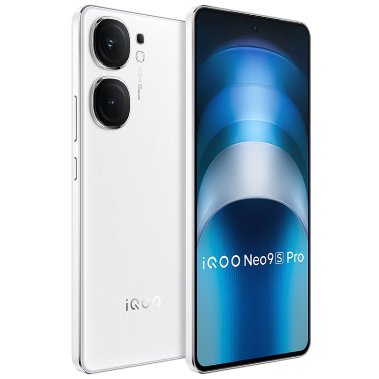 vivo iQOO Neo9S Pro, Dual Back Cameras, 12GB+256GB, Face ID / Fingerprint Identification, 6.78 inch Android 14 OriginOS 4 Dimensity 9300+ Octa Core, OTG, NFC, Network: 5G, Support Google Play (White)
