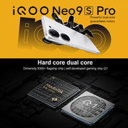 vivo iQOO Neo9S Pro, Dual Back Cameras, 12GB+256GB, Face ID / Fingerprint Identification, 6.78 inch Android 14 OriginOS 4 Dimensity 9300+ Octa Core, OTG, NFC, Network: 5G, Support Google Play (White)
