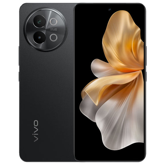 vivo S18e, Dual Back Cameras, 12GB+512GB, Face ID Screen Fingerprint Identification, 6.67 inch Android 14.0 OriginOS 4 Dimensity 7200 Octa Core 2.8GHz, OTG, NFC, Network: 5G, Support Google Play (Black)