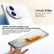 vivo S18e, Dual Back Cameras, 12GB+512GB, Face ID Screen Fingerprint Identification, 6.67 inch Android 14.0 OriginOS 4 Dimensity 7200 Octa Core 2.8GHz, OTG, NFC, Network: 5G, Support Google Play (Purple)