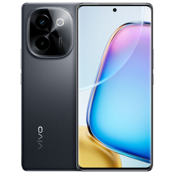 vivo Y200, Dual Back Cameras, 12GB+512GB, Face ID Screen Fingerprint Identification, 6.78 inch Android 14.0 OriginOS 4 Snapdragon 6 Gen 1 Octa Core 2.2GHz, OTG, Network: 5G, Support Google Play (Black)