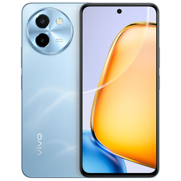 vivo Y200t, Dual Back Cameras, 12GB+512GB, Face ID Screen Fingerprint Identification, 6.72 inch Android 14.0 OriginOS 4 Snapdragon 6 Gen 1 Octa Core 2.2GHz, OTG, Network: 5G, Support Google Play (Blue)