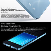 vivo Y200t, Dual Back Cameras, 12GB+512GB, Face ID Screen Fingerprint Identification, 6.72 inch Android 14.0 OriginOS 4 Snapdragon 6 Gen 1 Octa Core 2.2GHz, OTG, Network: 5G, Support Google Play (Dark Green)