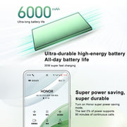 Honor Play 60 Plus 5G, 12GB+256GB, 6.77 inch MagicOS 8.0 Qualcomm Snapdragon 4 Gen2 Octa Core up to 2.2GHz, Network: 5G, OTG, Not Support Google Play (Green)
