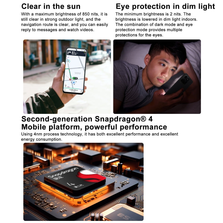 Honor Play 60 Plus 5G, 12GB+512GB, 6.77 inch MagicOS 8.0 Qualcomm Snapdragon 4 Gen2 Octa Core up to 2.2GHz, etwork: 5G, OTG, Not Support Google Play (Black) - free shipping - PMC Jewellery - Order now!