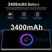 S24 Ultra / M106, 3GB+64GB, Face ID Identification, 6.75 inch Android 8.1 MTK6753 Octa Core, Network: 4G, Dual SIM (Yellow)