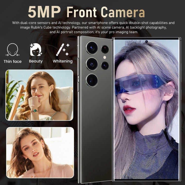 S24 Ultra / M106, 3GB+64GB, Face ID Identification, 6.75 inch Android 8.1 MTK6753 Octa Core, Network: 4G, Dual SIM (Purple)