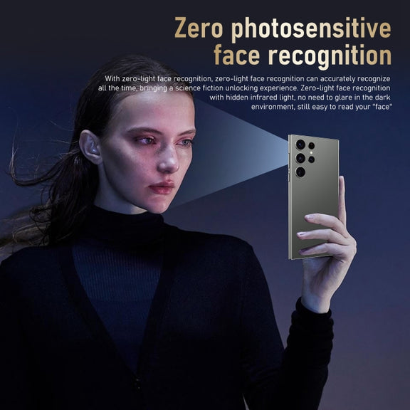 S24 Ultra / M106, 3GB+64GB, Face ID Identification, 6.75 inch Android 8.1 MTK6753 Octa Core, Network: 4G, Dual SIM (Purple)