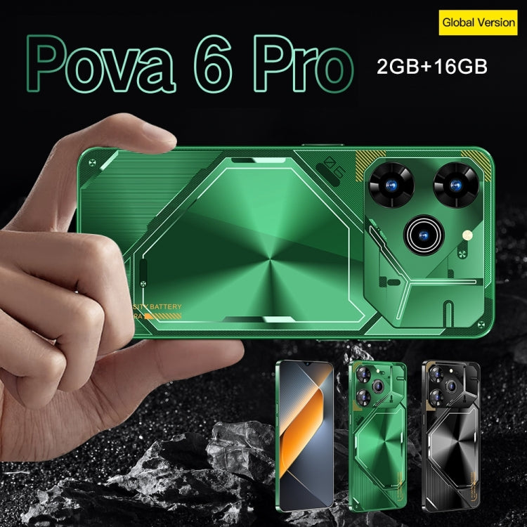 Pova 6 Pro / SDT39, 2GB+16GB, Face Identification, 6.28 inch Screen Android 6.0 SC7731 Quad Core, Network: 3G, Dual SIM (Black)