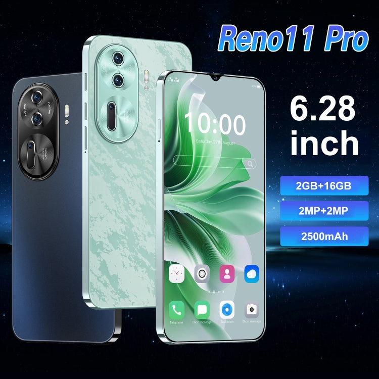 Reno11 Pro / SDT79, 2GB+16GB, Face Identification, 6.28 inch Screen Android 6.0 SC7731 Quad Core, Network: 3G, Dual SIM (Black)